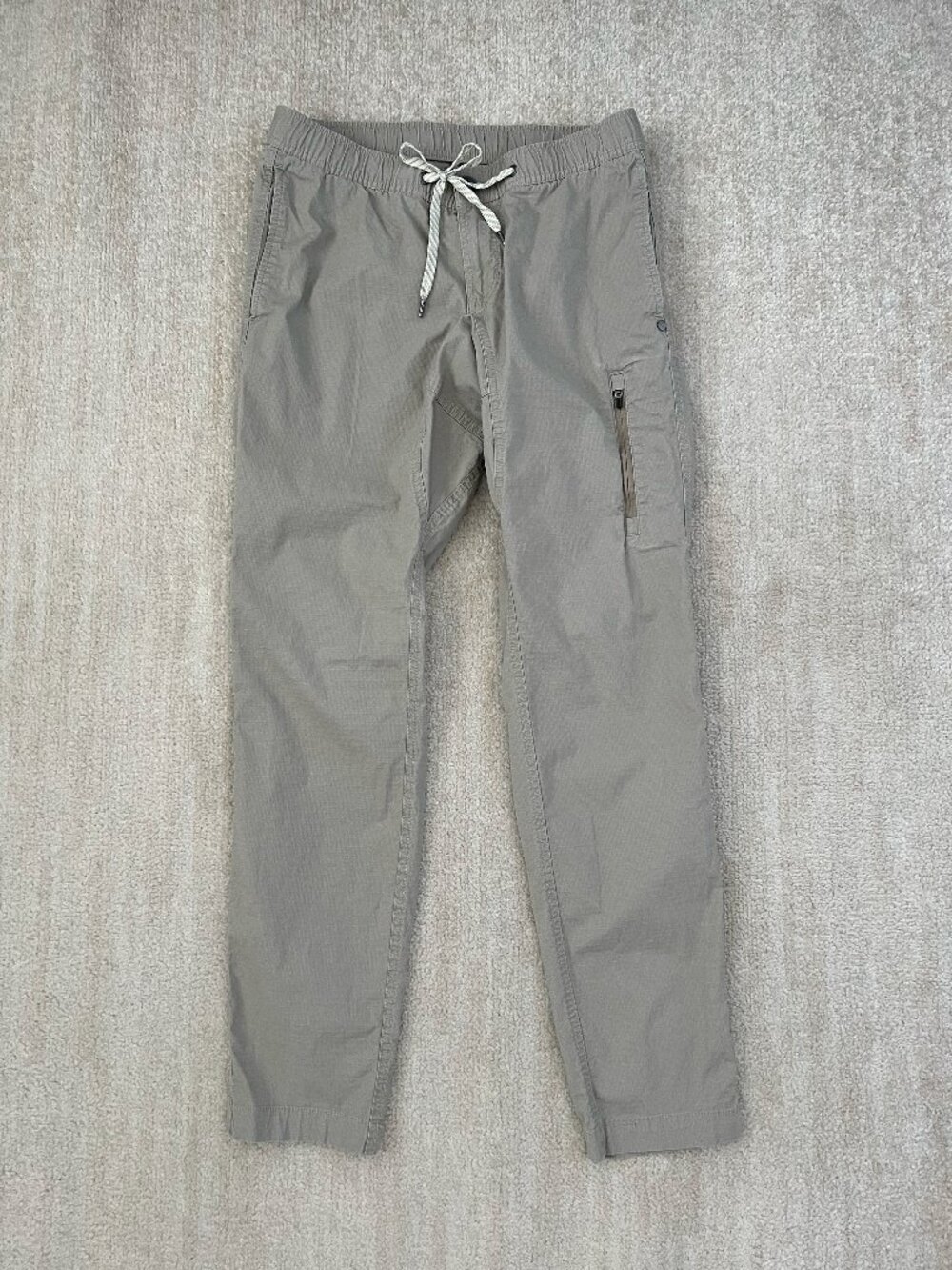 Vuori Riptstop Climber Pants Gray Drawstring Outdoor Hiking Athletic Cargo S